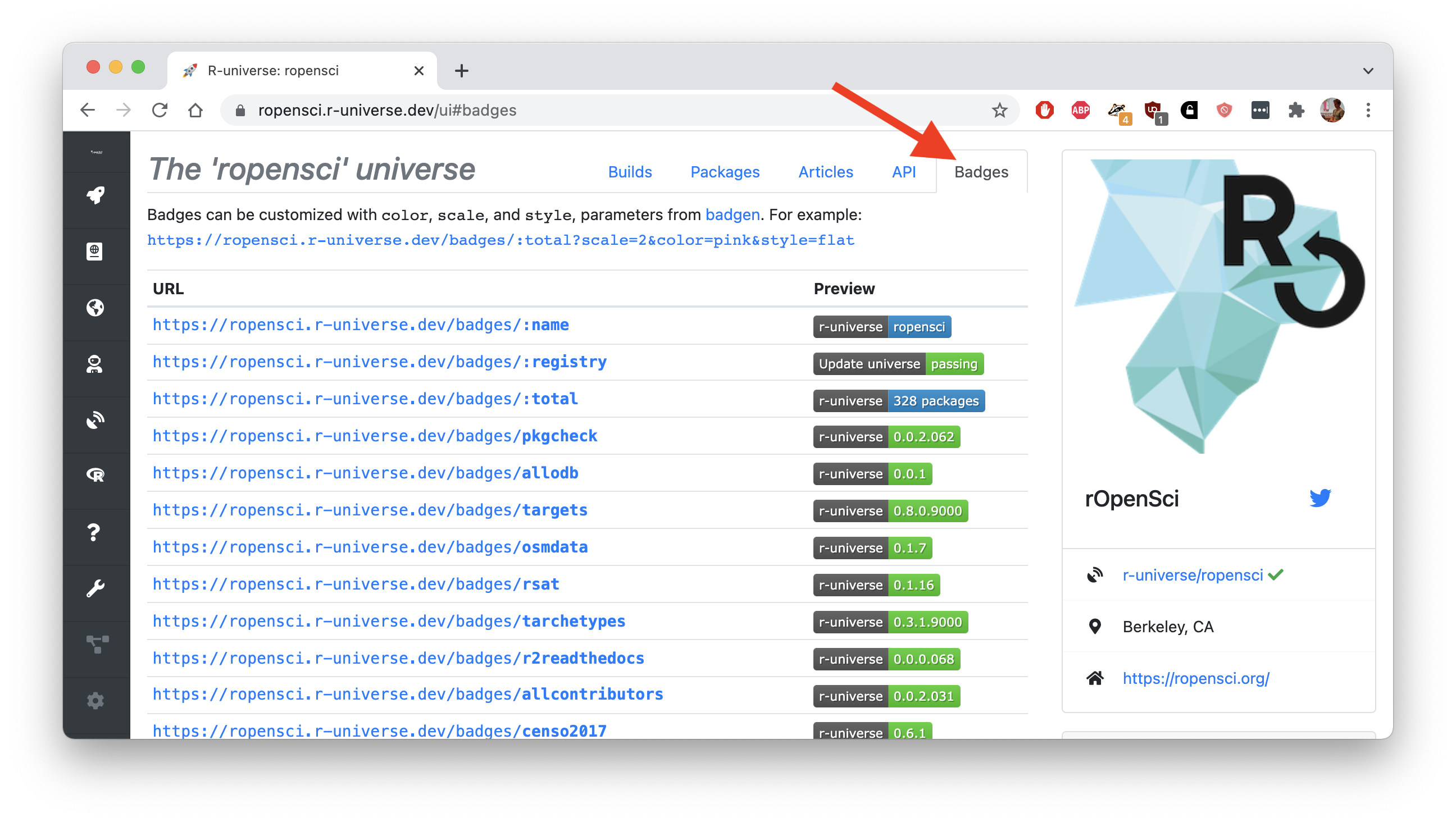 Code count badges for your GitHub repositories